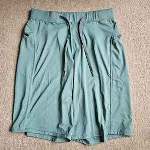 Hylete Men's Shorts - Medium Long Green